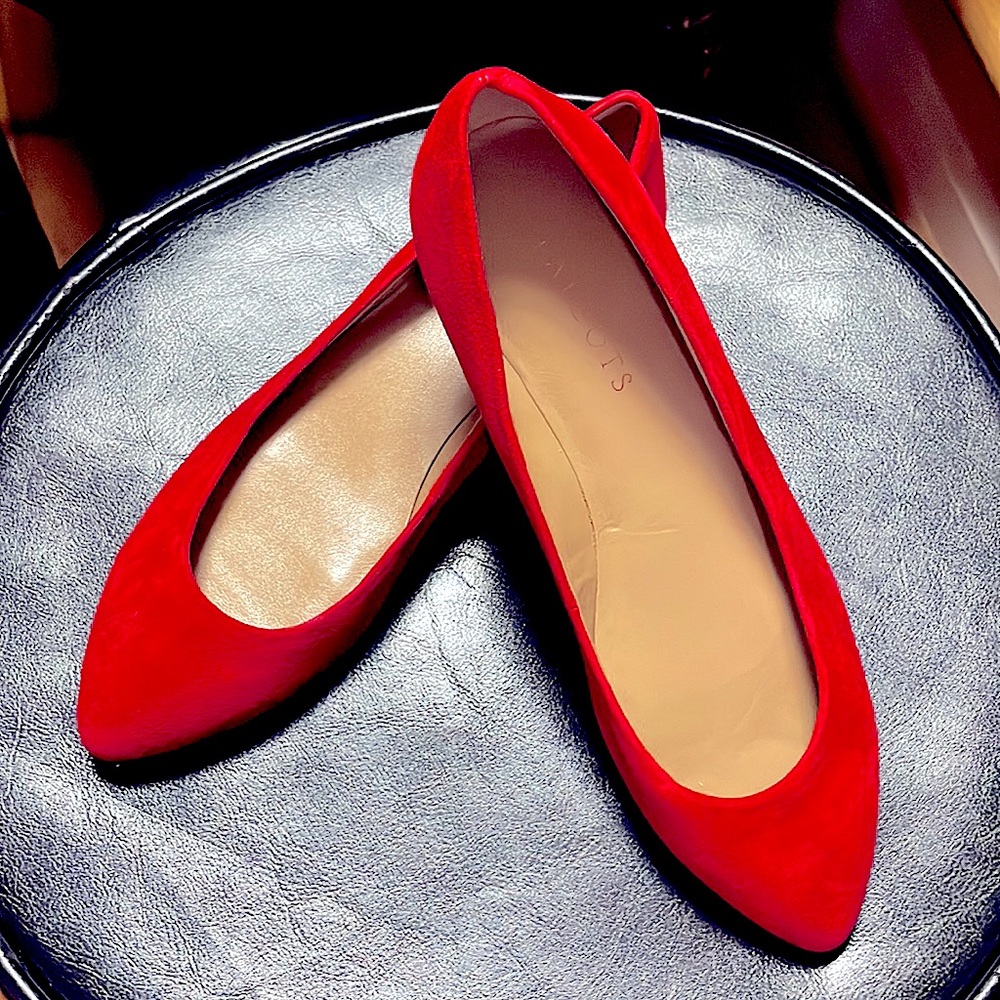 Talbots Mila 2 Riding Red Shoes - Picture 6 of 8